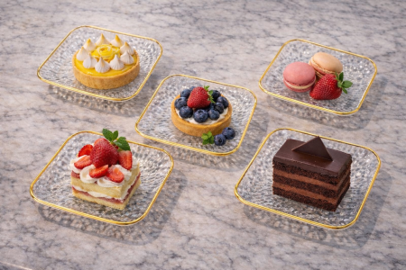 طقم 6 صحون مسطح - مبزر