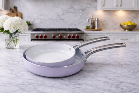 طقم مقالي قطعتين نهدي مقاس 22/26 cm