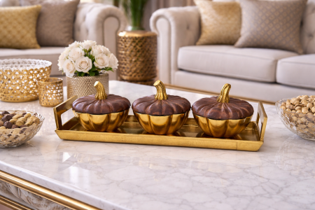 صينيه تقديم هندي مع 3 علي يقطين