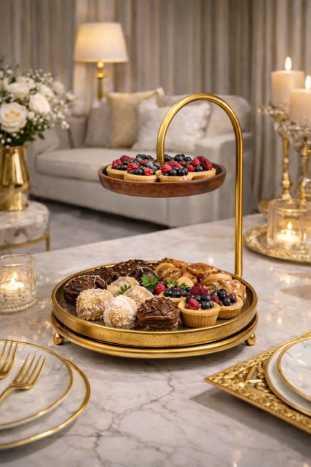 مضيفة هندي طبقتين بشكل انيق