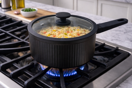 كسرولة اسود محزز نمرة 18