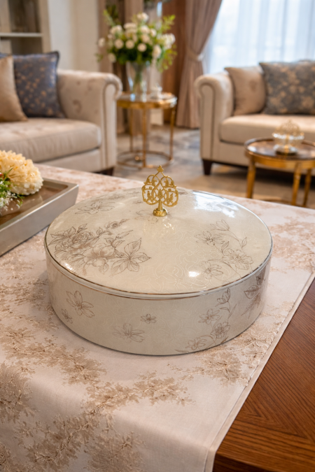 مضيفة مدور للتقديم بيج