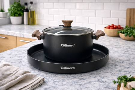 طنجرة مقلوبة مع السدر كولينيرا - اسود 30