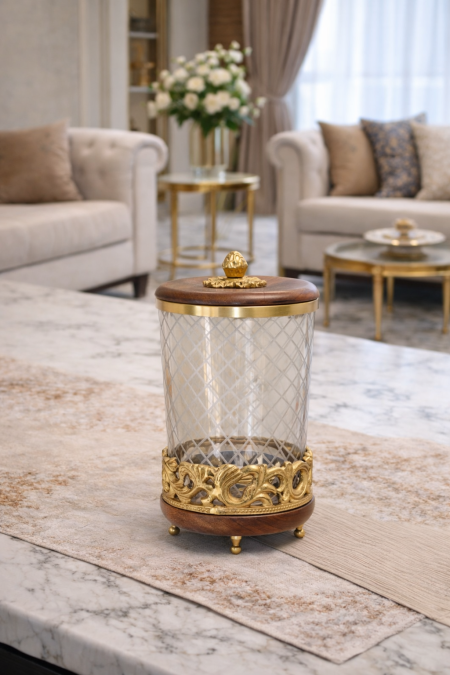 سلة نحاس هندي