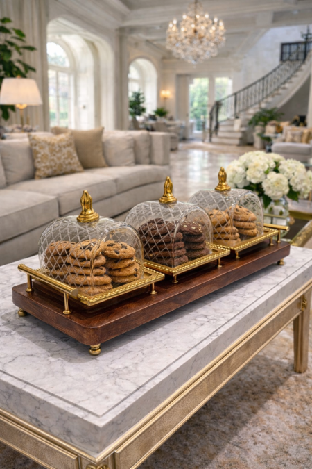 مضيفة تقديم هندي صينية مع 3 علب