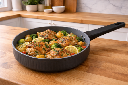 مقلى اسود محزز نمرة 28