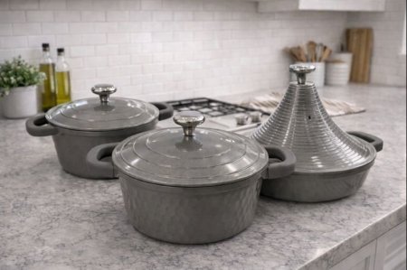 طقم طنجرتين + طاجن