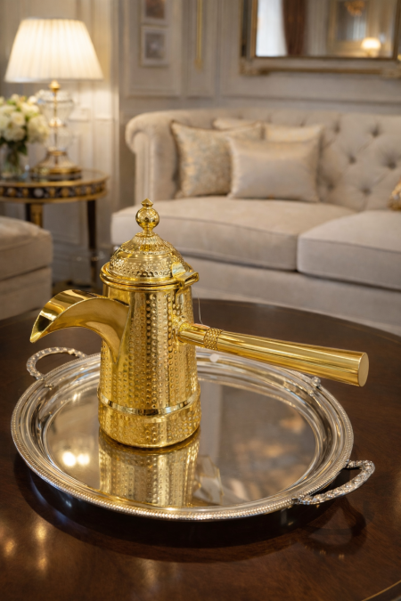 دلة تيرموس ذهبي سلطان 625ml