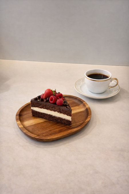 صحن خشب تقديم حجم صغير ببضاوي