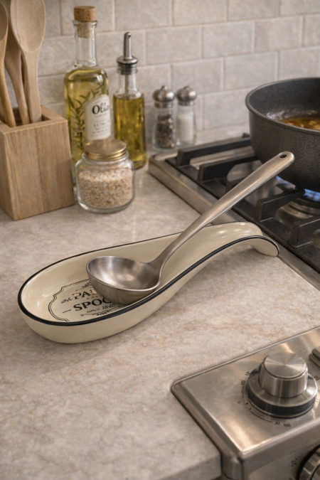 قاعدة للمغارف زجاج