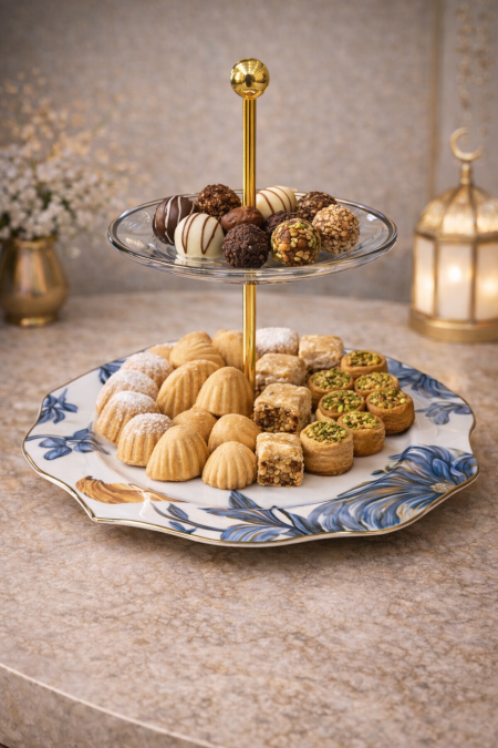 مضيفة طبقتين زجاج موردة