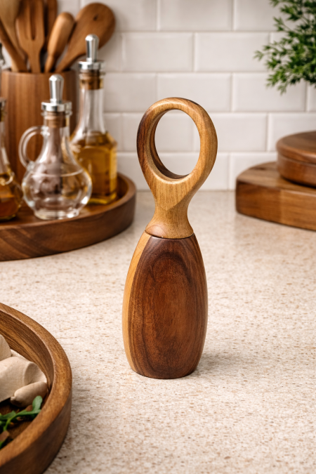 مطحنة خشب للبهارات خشب اكاسيا 