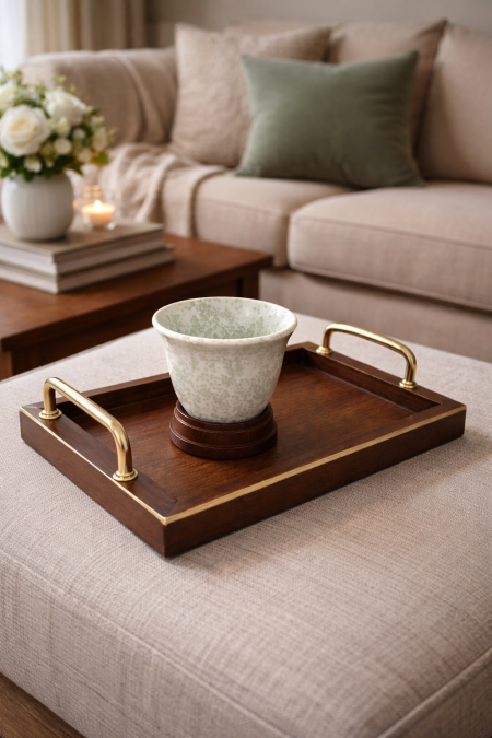 طقم 12 فنجان قهوة سادة رمادي فاتح