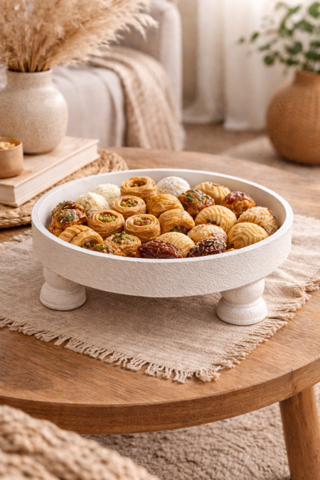 قاعدة بوهيمي ديكور مدور قطر 30