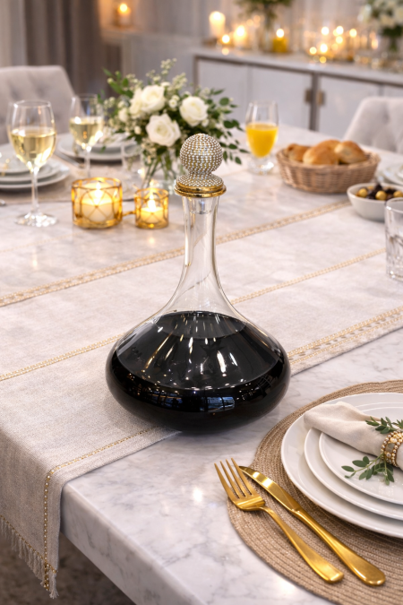 شاف عصير  مع غطا ذهبية