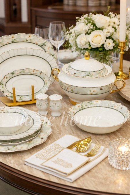 طقم سفرة مميز 128 قطعة