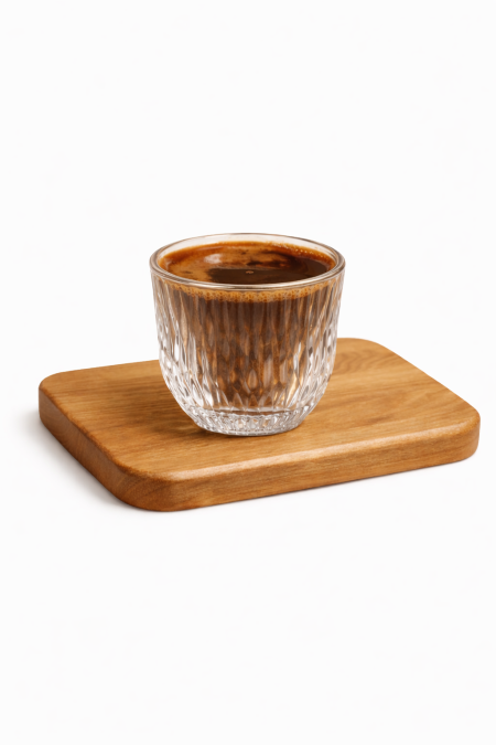 طقم 12 فنجان قهوة ساده محزز