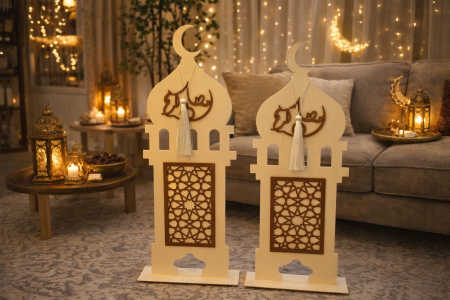 ستاندات ديكور رمضان كريم 🌙 معدن