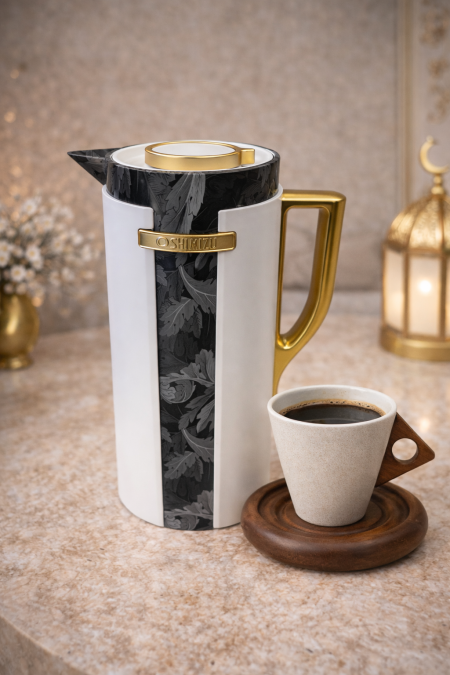 تيرموس شيميزو ابيض مع اسود