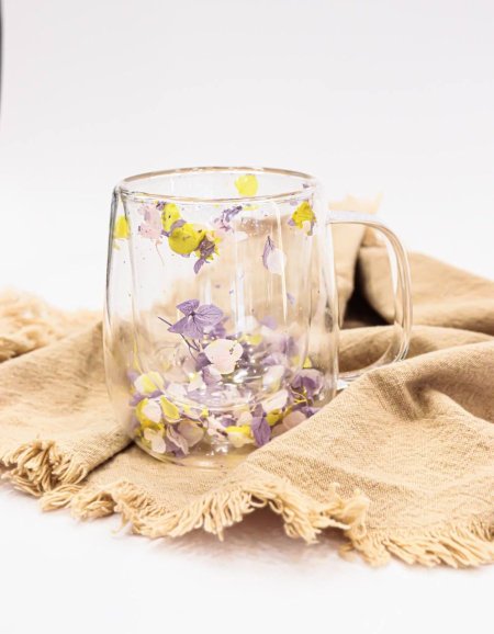 مج دبل جلاس ورد من الداخل