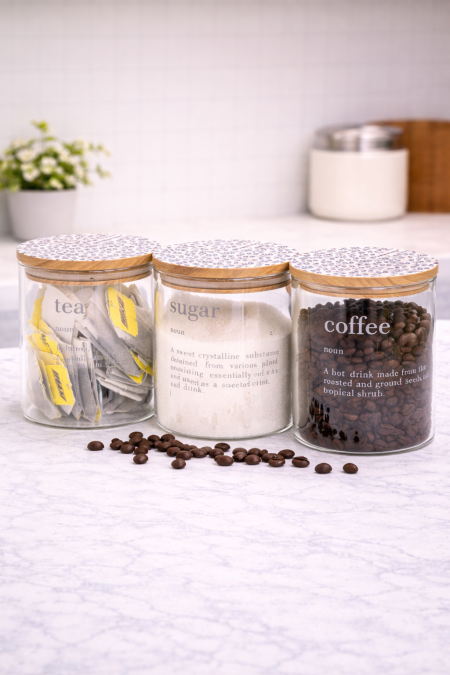 طقم سكريات - غطا بامبو