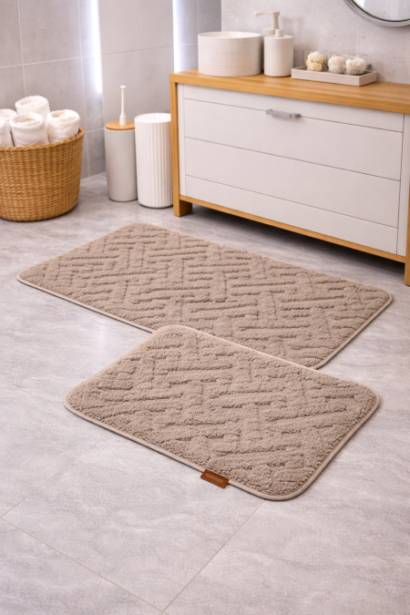 طقم دعسات قطعتين منقش