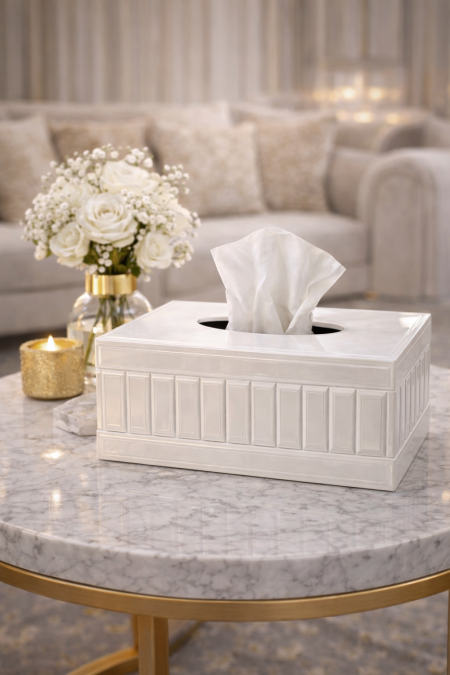 بكيت محارم زجاج ابيض