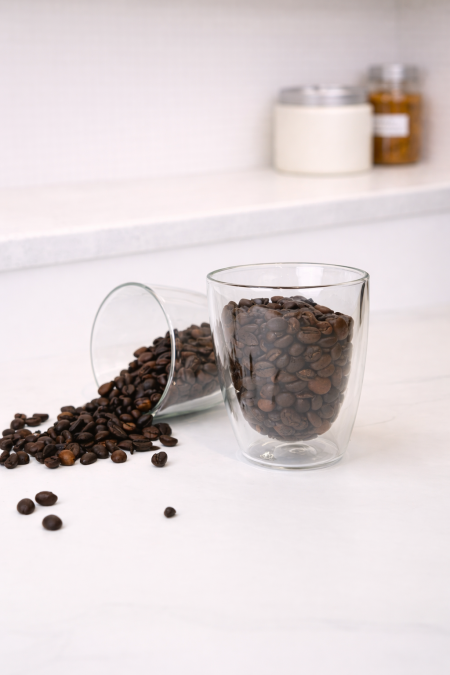 فناجين اسبريسو دبل جلاس - قطعتين