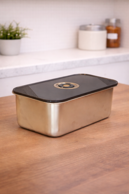 علبة ستانلس حافظة  حجم كبير