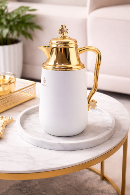 براد السلطان الفاخر بلون الابيض و ذهبي المميز