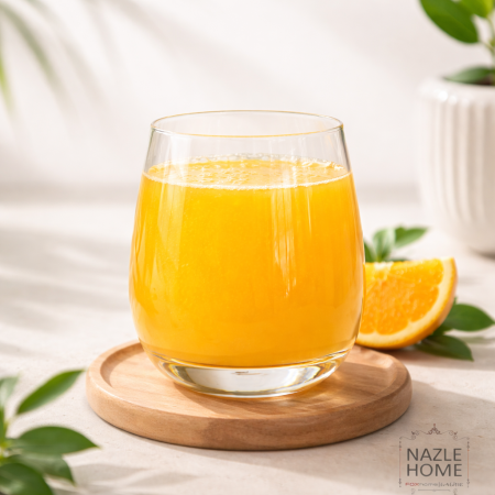 طقم كاسات عصير 6 قطع شفاف