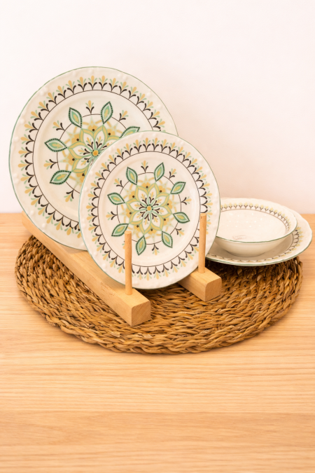 طقم صحون 24 قطعة