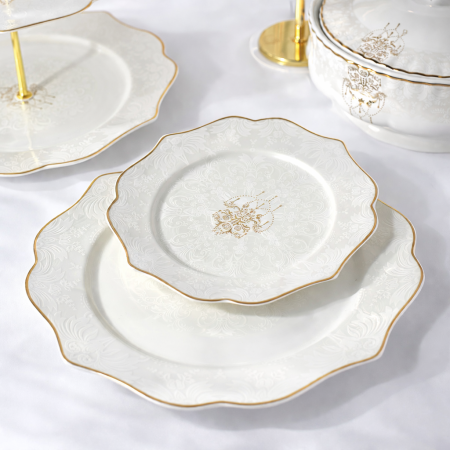 طقم ضيافة 7 قطع جاط مع 6 صحونبيج