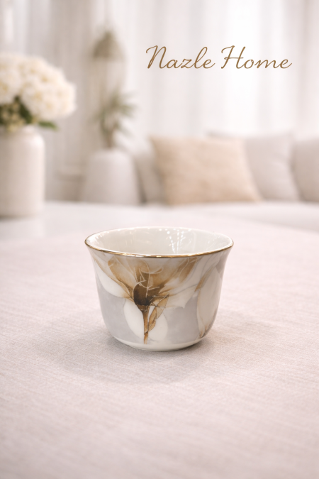 طقم 12 فنجان قهوة سادة