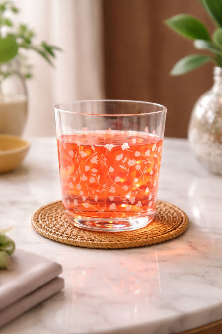 طقم كاسات عصير - 4قطع مورد