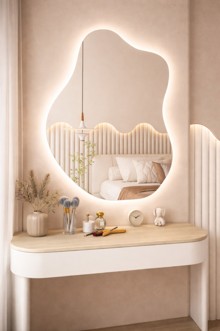 مرآة اضاءة usb -51 قياس 60*90