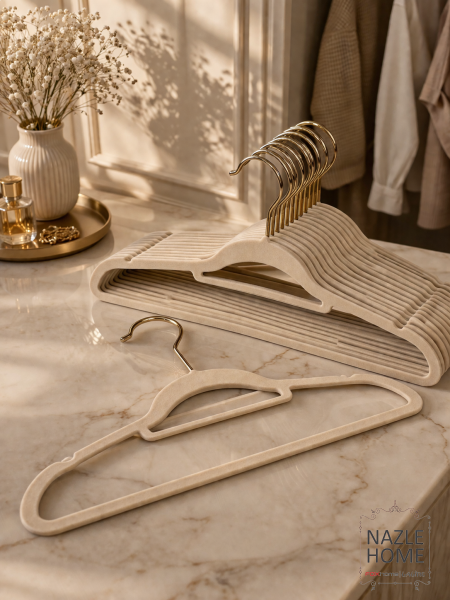 علاقات ملابس مخمل 10 قطع