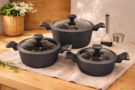 طناجر جرانيت - كحلي