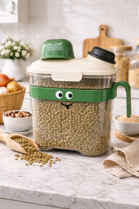 علبة بقوليات اكريلك