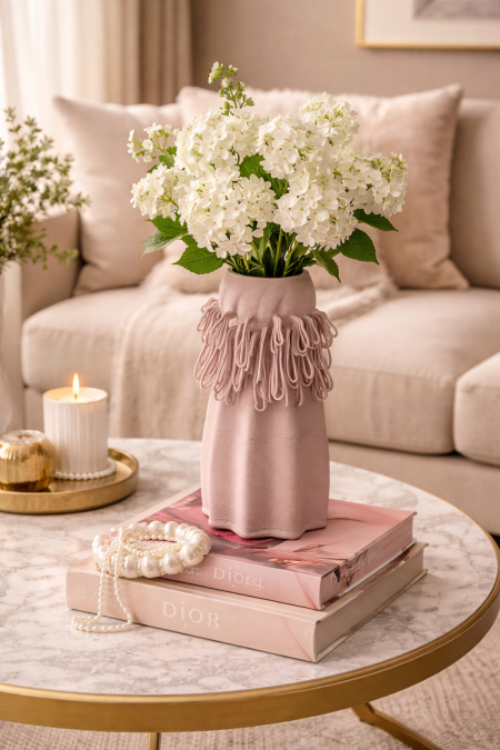 تحفة سيراميك لون زهر 🌸