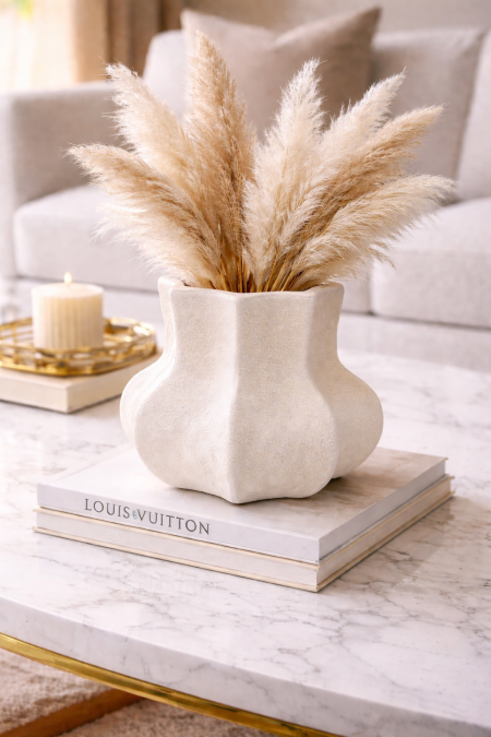 فازه سيراميك ابيض - صغير