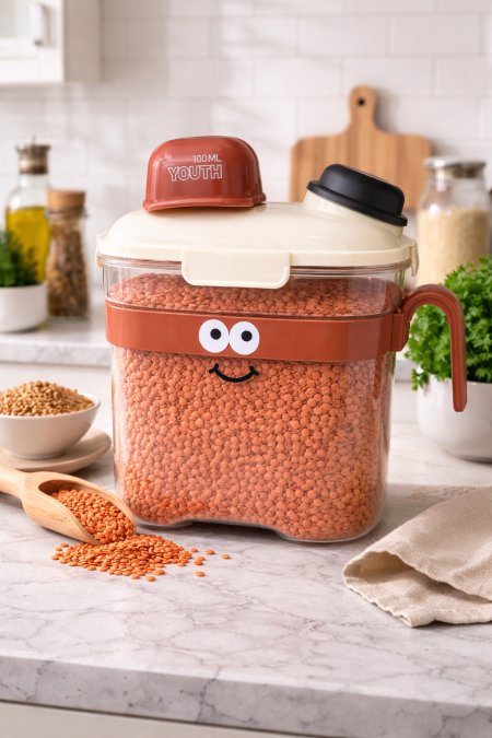 علبة بقوليات اكريلك