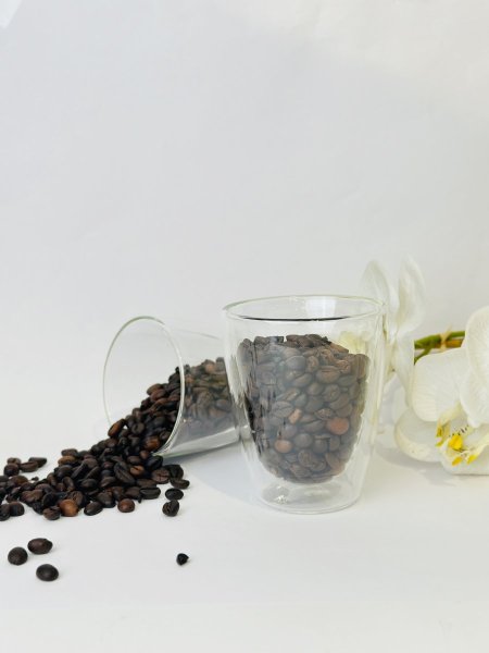 فناجين اسبريسو دبل جلاس - قطعتين