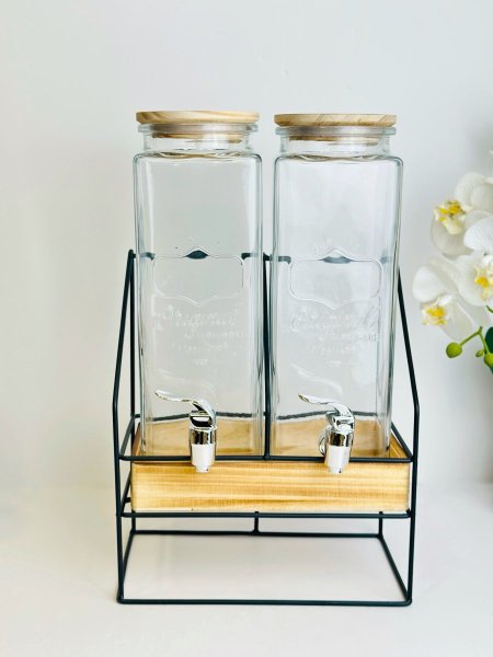 طقم اباريق حنفية مع ستاند