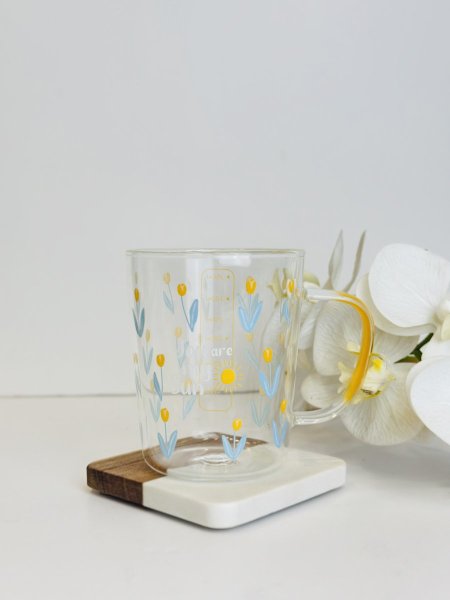 كاسة زجاج مرسم