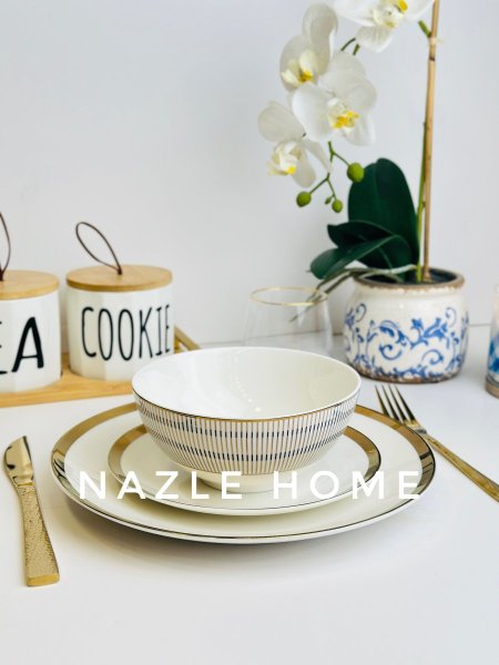 طقم صحون 18 قطعة