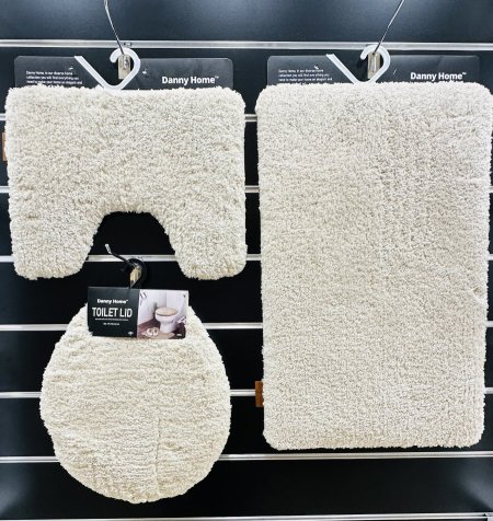 طقم دعسات 3 قطع لون بيج