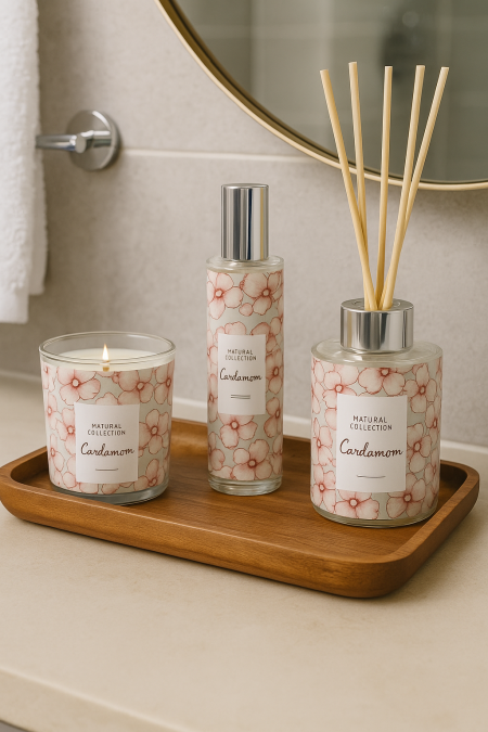 بكج معطر وشمع 3 قطع