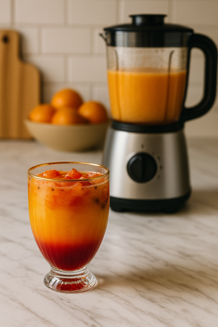 طقم 6 كاسات عصير شفاف محزز خفيف -حز ذهبي