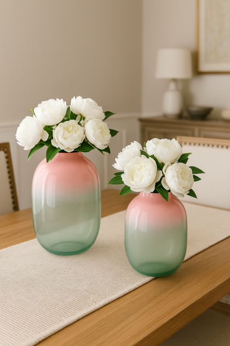 فازة بيضاوي - تدرج الوان